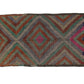 7x11 Bohemian Turkish Area Vintage Floor Handmade Antique Old One of a kind Eclectic Kilim Rug, 8143