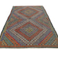 Turkish Kilim rug, Vintage Kilim, Handmade rug, Traditional rug, Office rug, Bedroom rug, Bohemian, Area rug, 6x9 Kilim rug