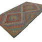 Turkish Kilim rug, Vintage Kilim, Handmade rug, Traditional rug, Office rug, Bedroom rug, Bohemian, Area rug, 6x9 Kilim rug