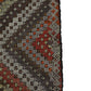 Farmhouse decor Plaid Kilim rug, Area Geometric Floor rug, Turkey rug ,Fine rug, Faded rug ,Muted rug ,Bedroom rug, Kilim rug 6x10 ,8128