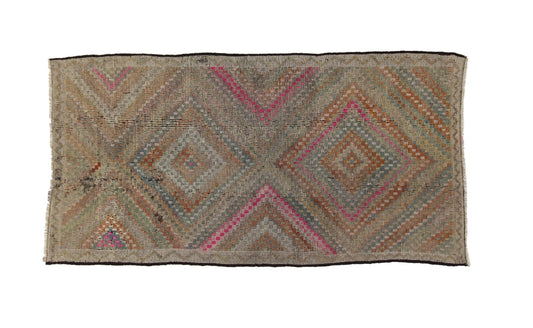 Kilim rug 6x12, Turkish Kilim rug, Vintage Kilim rug, Faded rug, Muted rug, Handmade rug, Pastel rug, Decorative rug, Living room rug, 8167