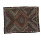 Kilim rug Terracotta, Turkish Kilim rug Eclectic ,One of a kind Vintage Kilim Rug ,Handmade Kilim Rug, Area Rug 7x9, KiLİM RUG 7x9, 8179
