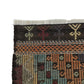 Kilim rug Terracotta, Turkish Kilim rug Eclectic ,One of a kind Vintage Kilim Rug ,Handmade Kilim Rug, Area Rug 7x9, KiLİM RUG 7x9, 8179