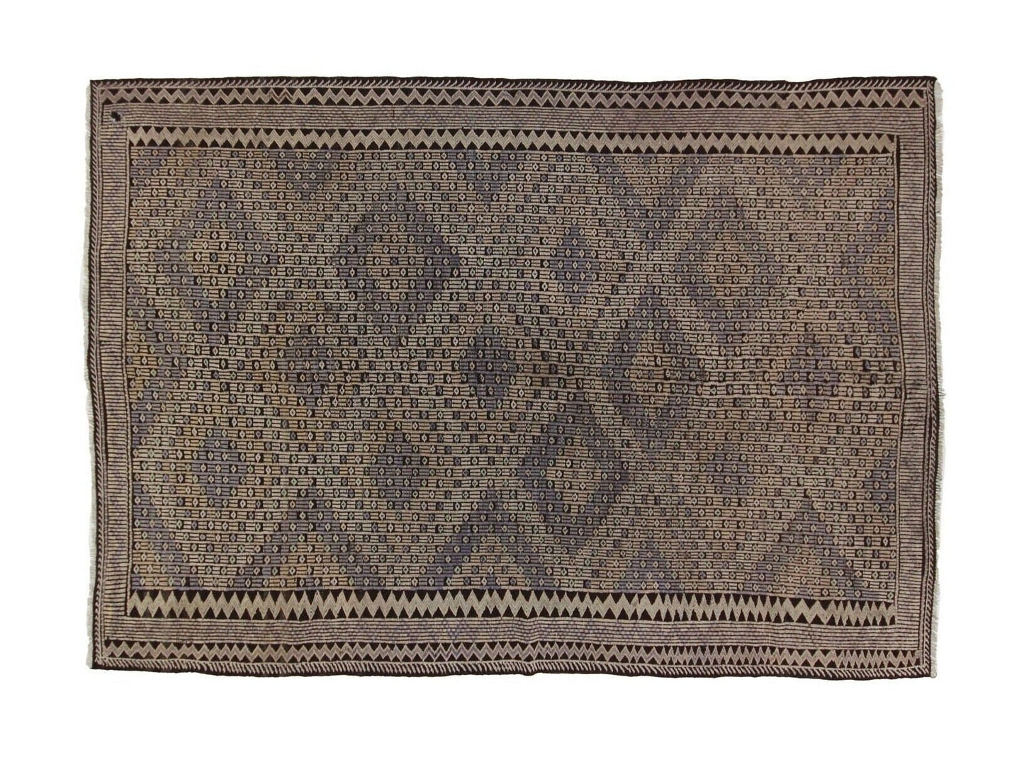 Area Kilim rug, Vintage rug, Turkish rug ,Handmade rug, Antique rug, Unique rug, Kilim rug 6x9, Rustic decor, Living room, 8198