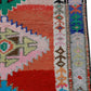 3x9 Runner rug ,Turkish Oushak Vintage Runner Rug, Eclectic Fine Aztec Runner rug, Hallway Boho Kitchen rug, One of a kind, Rug Runner, 7230