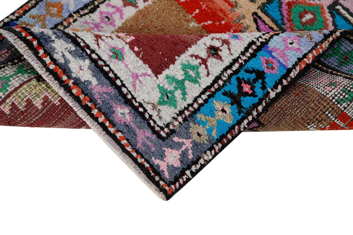 3x9 Runner rug ,Turkish Oushak Vintage Runner Rug, Eclectic Fine Aztec Runner rug, Hallway Boho Kitchen rug, One of a kind, Rug Runner, 7230