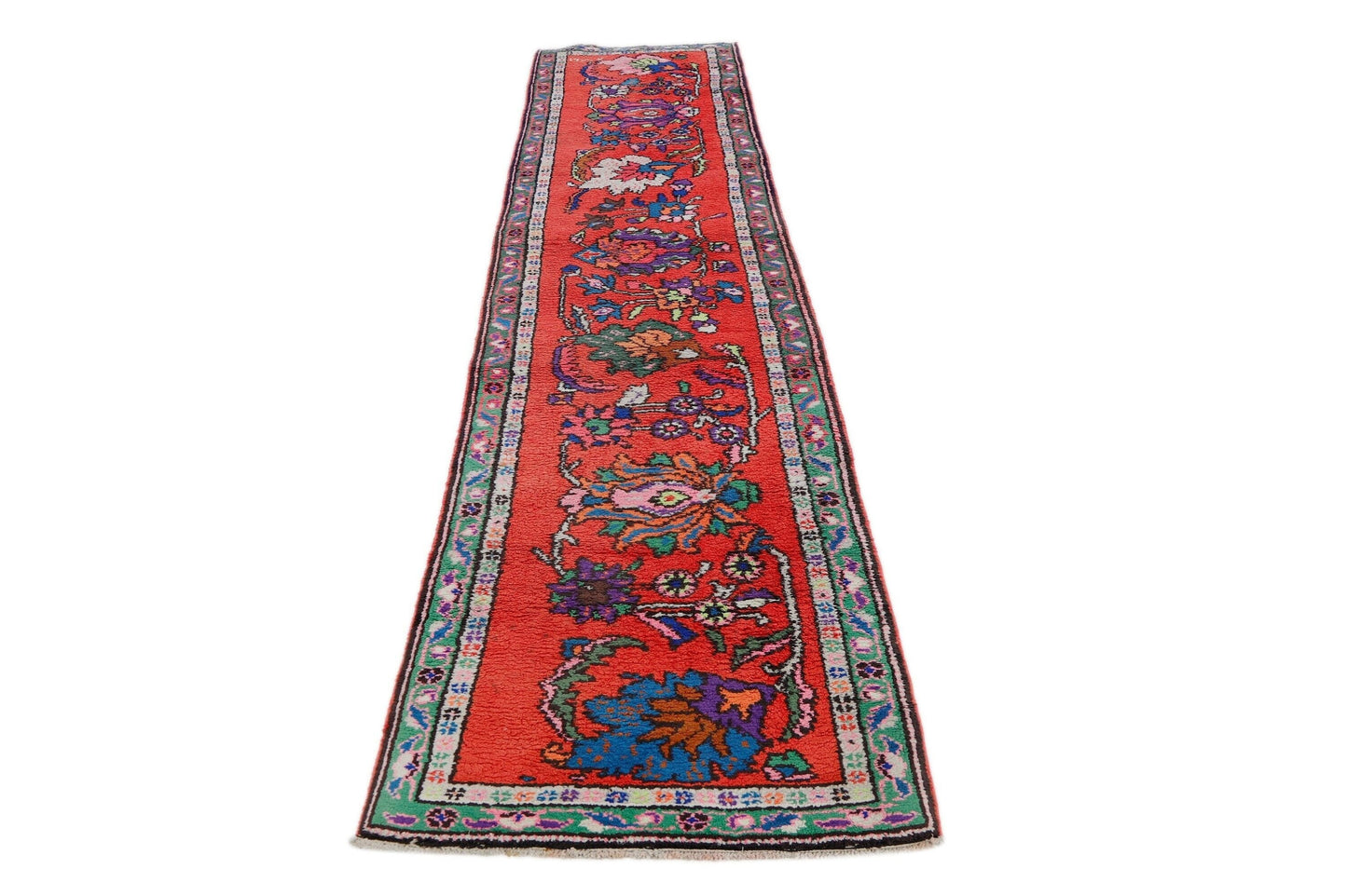 Unique Runner rug, Long Floor Runner Rug, Carpet runner, Turkish runner, Vintage runner, Oushak runner ,Anatolia Runner Rug, 3x13 Rug,7229