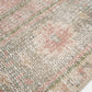 Turkish Vintage Rug, Handmade Area Rug, Oushak Antique Rug, Neutral Rug, Bedroom Rug, Bohemian Rug, Anatolia Rug, Turkey Rug, Rug 5x9, 12635