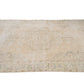 Turkish Handmade Area Rug, Neutral Floor Rug, Vintage Oushak Antique Rug, Office Rug, Scandinavian Rug, Vintage Carpet, Rug 6x10, 12631