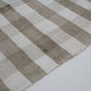 Vintage Handmade Kilim Rug, Turkish Striped Kilim Rug, Area Unique Kilim Rug, Neutral Floor Rug, Scandinavian Rug, Kilim Rug 6x11, 13007
