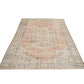 Turkish Handmade Area Rug, Neutral Muted Rug, Vintage Oushak Antique Rug, Living Room Rug, Turkey Rug, Vintage Carpet, Rug 6x10, 12039