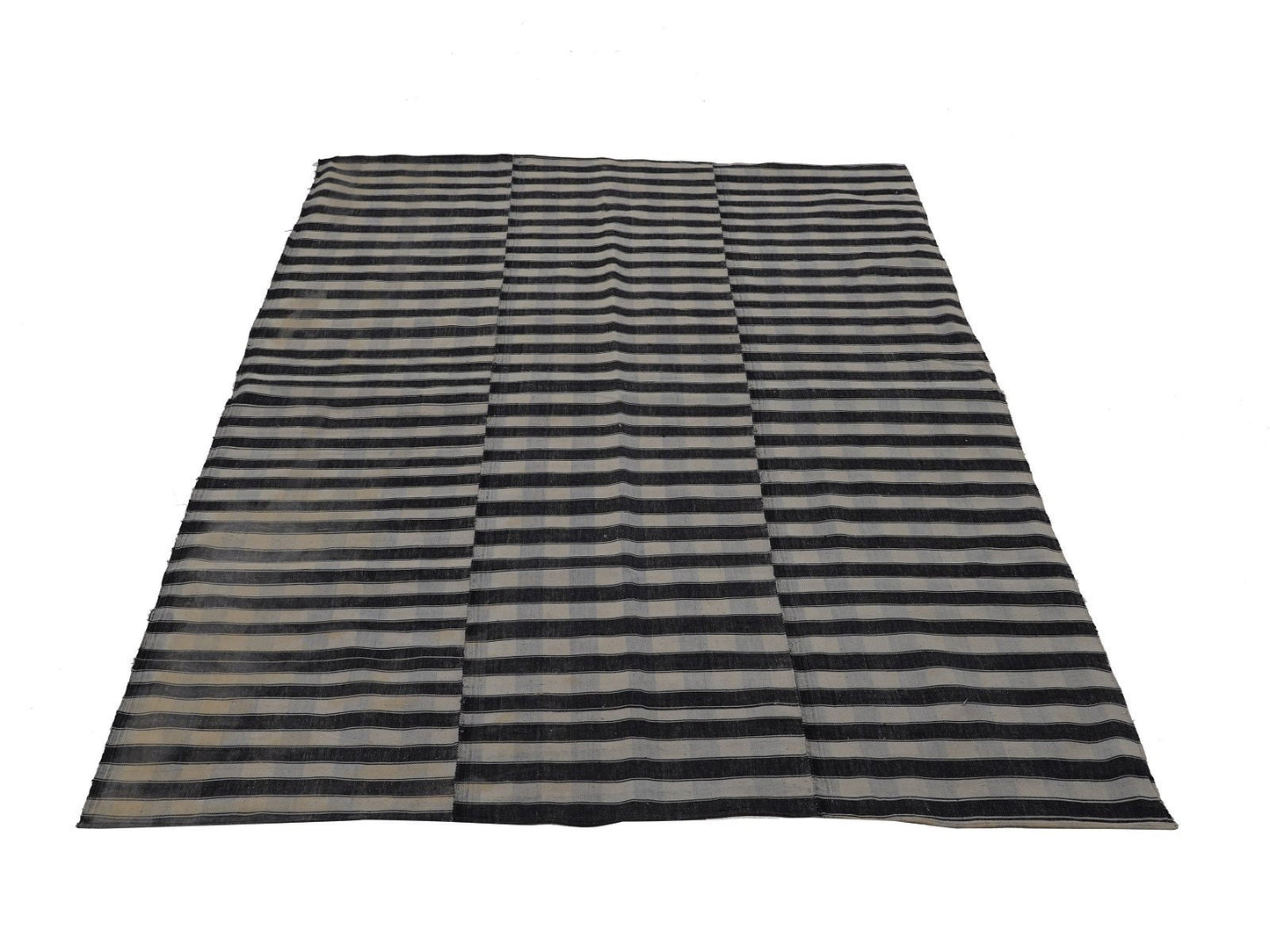 Vintage Area Kilim Rug, Handmade Flat Weave Kilim Rug, Turkish Striped Kilim Rug, Farmhouse Decor, Bedroom Rug, Kilim Rug 6x8, 12977