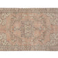 Oushak Vintage Rug, Turkish Area Rug, Handmade Antique Rug, Neutral Faded Rug, Entryway Rug, Anatolia Rug, Oushak Carpet, Rug 6x9, 12043